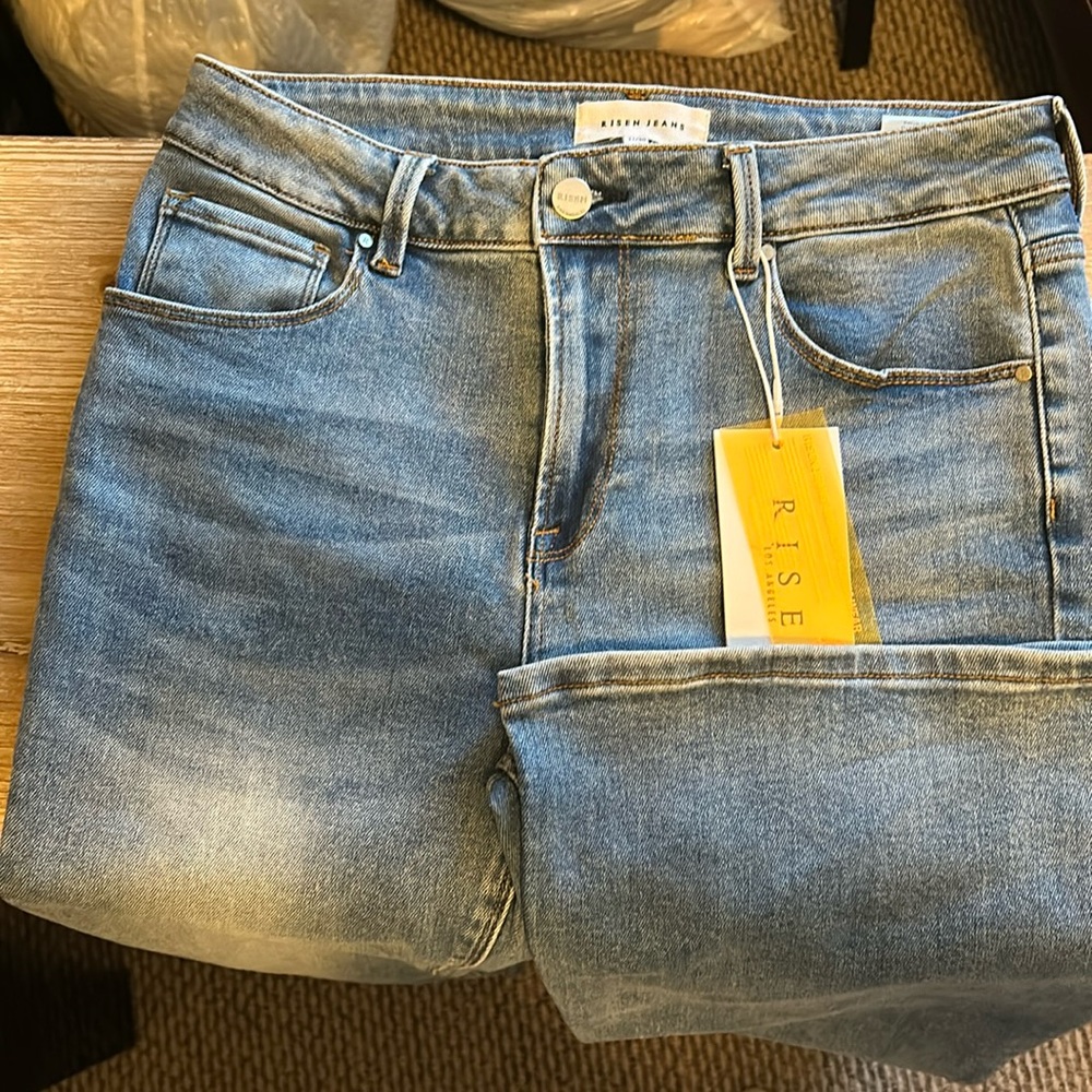 Brand new WT Risen jeans wide leg Sz. 11/30.